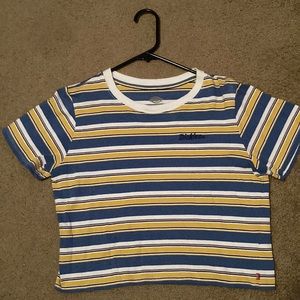 Dickies striped crop top